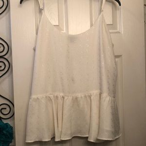 Tank top, loose but not oversized,